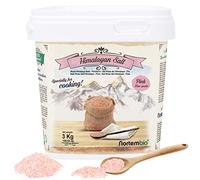 Nortembio Sale Rosa dell'Himalaya Fine 3 kg | Puro al 100% | Uso Alimentare | Ricco di Minerali Naturali | Ideale per Cucina e Condimenti