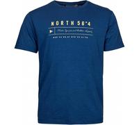 North 564 Taglia Grande da Uomo Stampato Cotone Tee Camicie (01104)