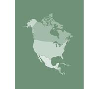 North America Travel Journal & Scrapbook: Canada, United States of America, Caribbean, Central America