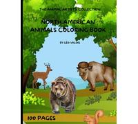 north american animals coloring book: the animals artist's collection