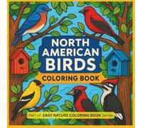 North American Birds: Coloring Book