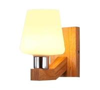 North American Solid Wood Wall Lights High-end Ambient LED Wall Light Fixture Plug-in Reading Lights Suitable for Tea Room, Bedroom and Hallways