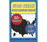 North American Themed Word Search Puzzle Book: Word Searches with Easy to Read Print about North American States, Landmarks, Sports and More! | 6x9 ... Gift for Vacations, Holidays and Relaxation!