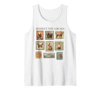 North American Wildlife T -Shirt Vintage Anni '90 Retrò Canotta