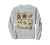 North American Wildlife T -Shirt Vintage Anni '90 Retrò Felpa