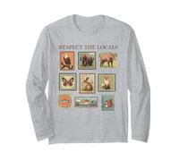 North American Wildlife T -Shirt Vintage Anni '90 Retrò Maglia a Manica