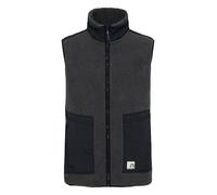 North Bend Gilet 'Galan' grigio scuro / nero Uomo North Bend M