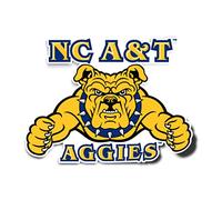 North Carolina A & T State University HBCU Aggies NCAA Adesivo Vinile per Borraccia dell'Acqua del computer portatile (Sticker - 01)