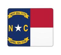 North Carolina Flag Tappetino per Mouse Piccolo Mouse Pad Comodo Tappetino Scrivania per Computer Casa Ufficio 25X30Cm