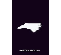 NORTH CAROLINA MIDNIGHT - Premium Lined Journal | 6" x 9" | Soft Cover | 120+ Pages: A High-Quality Writing Notebook - Ideal for School, Work, or Thoughtful Gifts