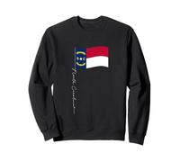 North Carolina Signature Flag Pole - Bandiera della Carolina del Nord Felpa