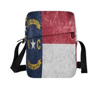 North Carolina State Flag Nc borse a tracolla borse a tracolla per le donne borsa a tracolla per donna tracolla regolabile per affari all'aperto quotidiano