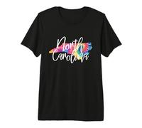 North Carolina Tie Dye Maglietta Premium