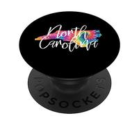 North Carolina Tie Dye PopSockets PopGrip Adesivo
