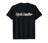 North Carolina Tie Dye Vintage Varsity Maglietta