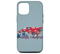 North Carolina USA 4 luglio Patriotic State Home Stars Custodia per iPhone 12/12 Pro