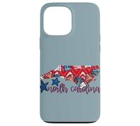 North Carolina USA 4 luglio Patriotic State Home Stars Custodia per iPhone 13 Pro Max