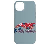 North Carolina USA 4 luglio Patriotic State Home Stars Custodia per iPhone 14 Plus