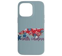 North Carolina USA 4 luglio Patriotic State Home Stars Custodia per iPhone 14 Pro Max