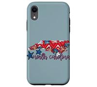 North Carolina USA 4 luglio Patriotic State Home Stars Custodia per iPhone XR