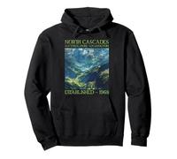 North Cascades National Park | Washington Felpa con Cappuccio