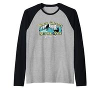 North Cascades National Park Washington Stati Uniti Sasquatch Maglia con Maniche Raglan