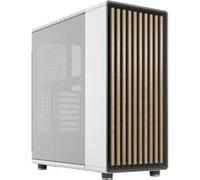 Fractal Design North Chalk White - Frontale in rovere - Pannelli laterali in mesh - Due ventole PWM Aspect da 140 mm incluse - Design interno intuitivo - Case ATX Mid Tower per PC da gaming