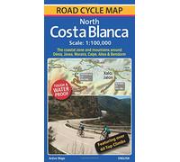 North costa blanca: Road Cycle Map