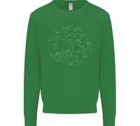 North Costellazioni Stelle Spazio Uomo Felpa Maglione
