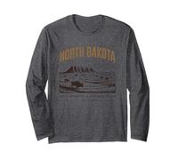 North Dakota ancora respiro infinito pianura Maglia a Manica