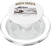 North Dakota ancora respiro infinito pianura PopSockets PopGrip per MagSafe