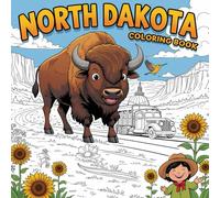 North Dakota Coloring Book: Color Your Way Through the Peace Garden State