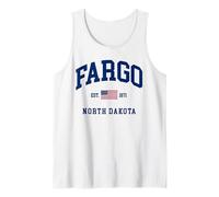 North Dakota Fargo Hometown Fargo North Dakota Maglietta retrò Canotta