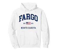 North Dakota Fargo Hometown Fargo North Dakota Maglietta retrò Felpa con Cappuccio