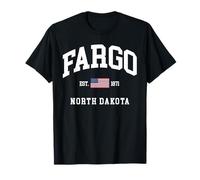 North Dakota Fargo Hometown Fargo North Dakota Maglietta retrò Maglietta