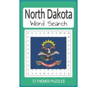 North Dakota Word Search Puzzle Book: Easy To Read Word Find
