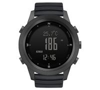 NORTH EDGE APACHE-46 Orologio sportivo digitale da uomo Orologio militare con bussola Orologio di sopravvivenza tattica sportiva Tracker a gradini di temperatura (silicone)