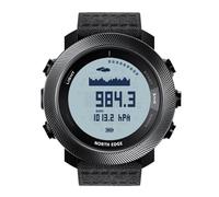 NORTH EDGE Apache-D, orologio per apnea da uomo, resistente all'acqua fino a 100M, orologio digitale da esterno con modalità immersione fino a 50M, bussola, altimetro, barometro, termometro