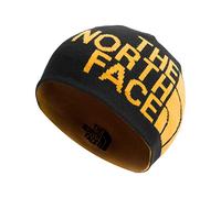 North Face Reversible TNF Banner Beanie, Basco Unisex - Adulto, Black/Gold, Talla única