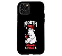North Pole Book Club Bookish Orso Polare Natale Custodia per iPhone 11 Pro