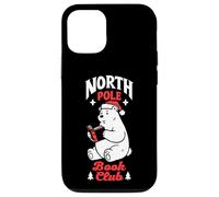 North Pole Book Club Bookish Orso Polare Natale Custodia per iPhone 12/12 Pro