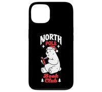 North Pole Book Club Bookish Orso Polare Natale Custodia per iPhone 13