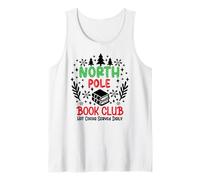 North Pole Book Club Hot Cocoa Christmas Reading Bookish Era Canotta