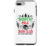 North Pole Book Club Hot Cocoa Christmas Reading Bookish Era Custodia per iPhone 7 Plus/8 Plus
