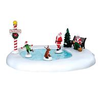 North Pole Ice Follies Santa's Wonderland Lemax Cod 64045
