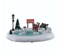 North Pole Skating Rink B/O 4.5V Santa's Wonderland Lemax Cod 14837