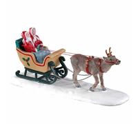 North Pole Sleigh ride Caddington Village Lemax Cod 03514