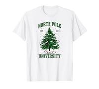 North Pole University Christmas Tees Decor And More Maglietta