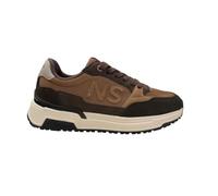NORTH SAILS 805, Sneaker da Uomo in Tessuto e Camoscio (Brown, Sistema Taglie Calzature EU, Adulto, Numero, Media, 42)