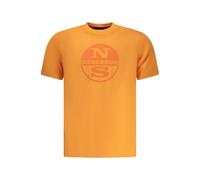 North Sails Arancione Cotton Men's T-Shirt - S